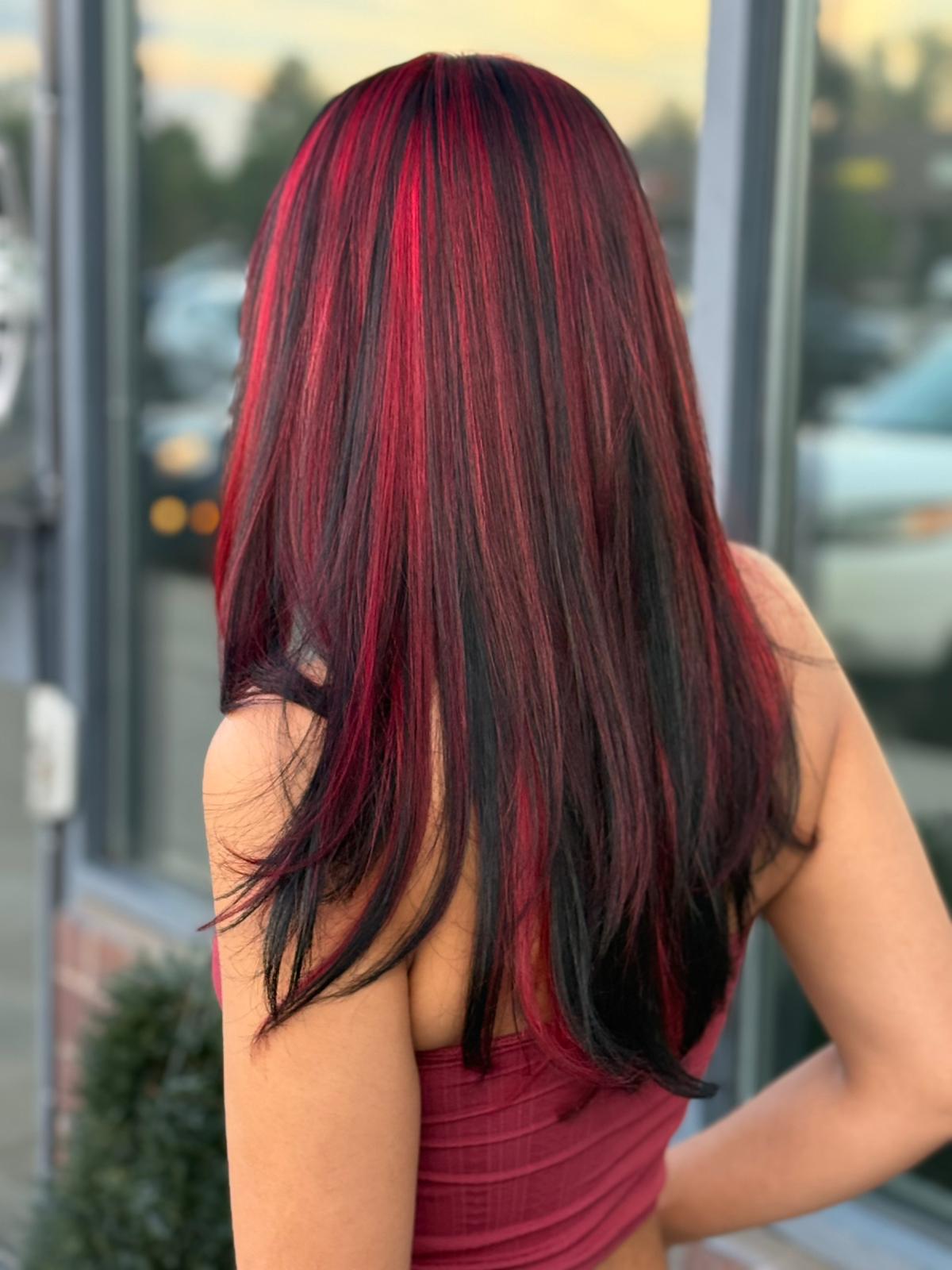 Red and Black Highlights by Cassidy Longmire