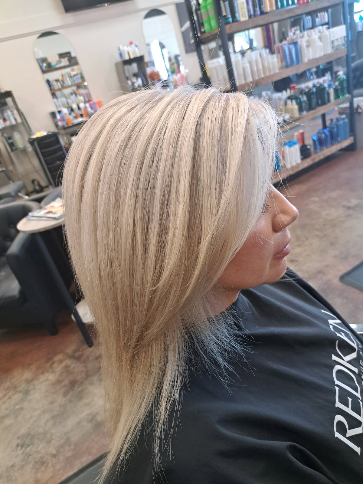 Balayage styling by Cat Duran